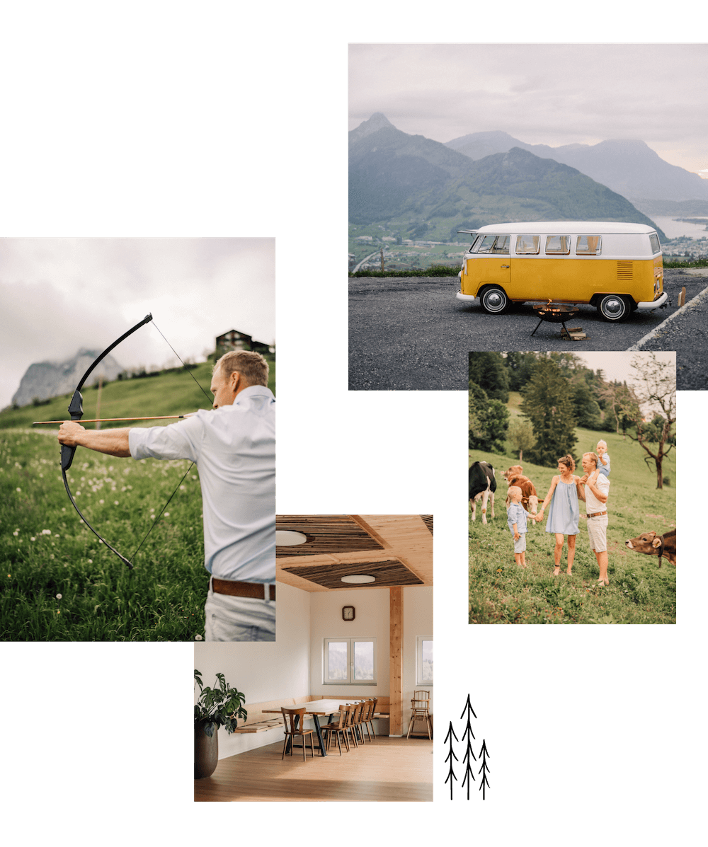 Bauernhof Eventbanner mobil XS Schwyz